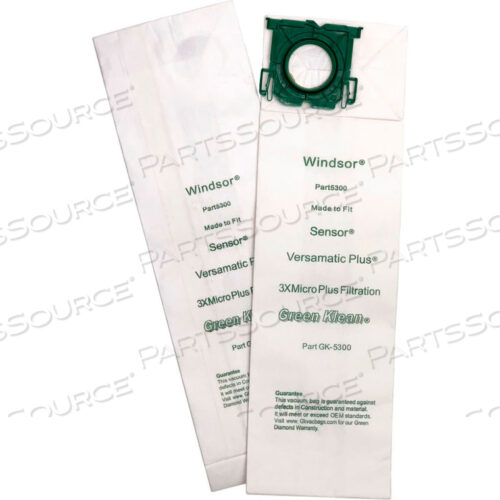 OEM#: GKH-S5300SANITAIRE БУМАЖНЫЕ ВАКУУМНЫЕ СУМКИ ДЛЯ SANITAIRE EON SERIES S5000 & SC5500 от Kleen Green