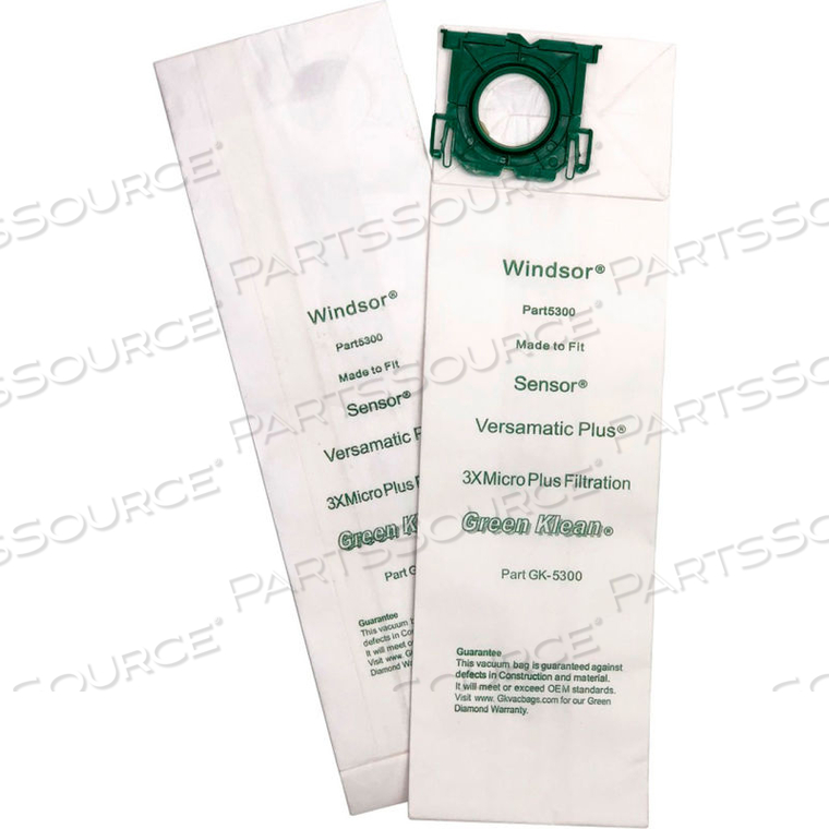 OEM#: GKH-S5300SANITAIRE БУМАЖНЫЕ ВАКУУМНЫЕ СУМКИ ДЛЯ SANITAIRE EON SERIES S5000 & SC5500 от Kleen Green