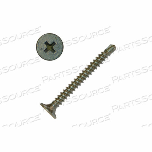 #8 X 1-5/8 ШУРУПЫ ДЛЯ ЦЕМЕНТНЫХ ПЛИТОВ С КЕРАМИЧЕСКИМ ПОКРЫТИЕМ - Шлиц-ЗВЕЗДООБРАЗНЫЙ - УПАКОВКА 4000 ШТ.