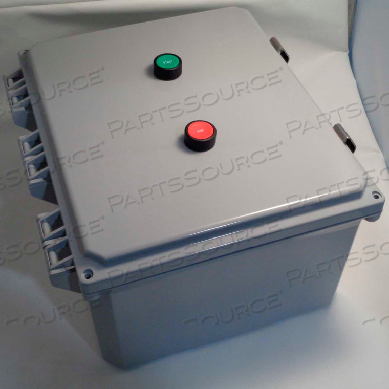 ПУСКАТЕЛЬ ДВИГАТЕЛЯ ENCL, 80A, 1Ф, ПРЯМОЕ НАПРЯЖЕНИЕ СЕТИ, 4X ПОЛИ, ПУСК/СТОП, КАТУШКА 120 В ПЕРЕМЕННОГО ТОКА, O/L 64-82A