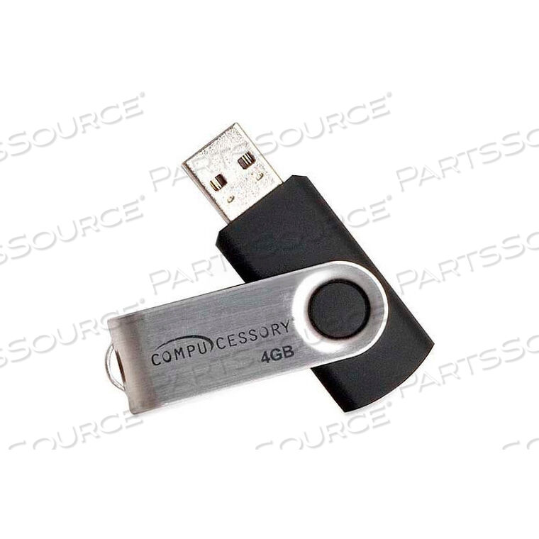 OEM#: 26465USB 2.0 ФЛЕШ-НАКОПИТЕЛЬ С ПАРОЛЕМ, 4 ГБ, ЧЕРНЫЙ от Compucessory