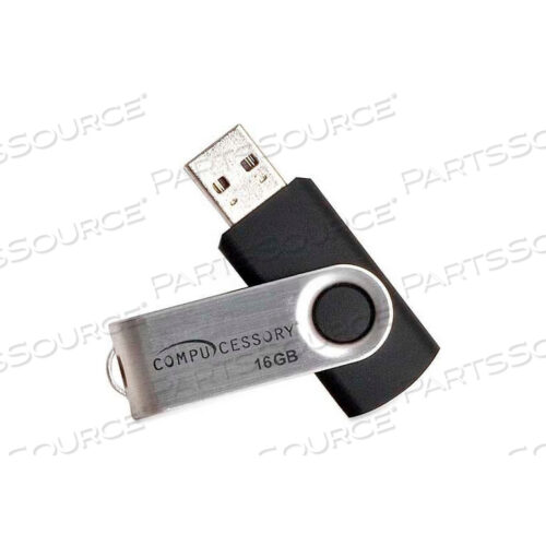 OEM#: 26467ФЛЕШ-НАКОПИТЕЛЬ USB 2.0 С ПАРОЛЕМ, 16 ГБ, ЧЕРНЫЙ от Compucessory