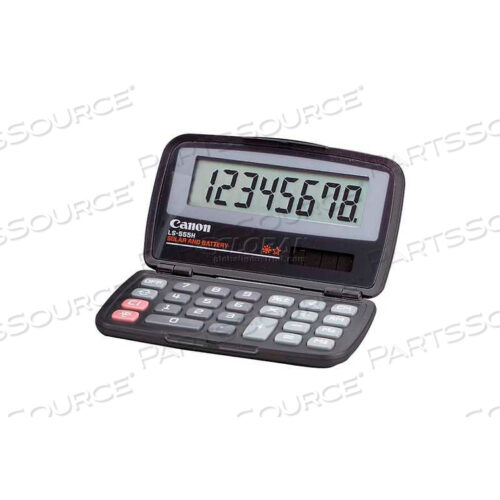 OEM#: LS555H8-ЗНАЧНЫЙ КАРМАННЫЙ КАЛЬКУЛЯТОР, ДВОЙНОЕ ПИТАНИЕ, 4-1/3 X 2-2/3 X 3/5, ЧЕРНЫЙ от Canon (Бытовая электроника)