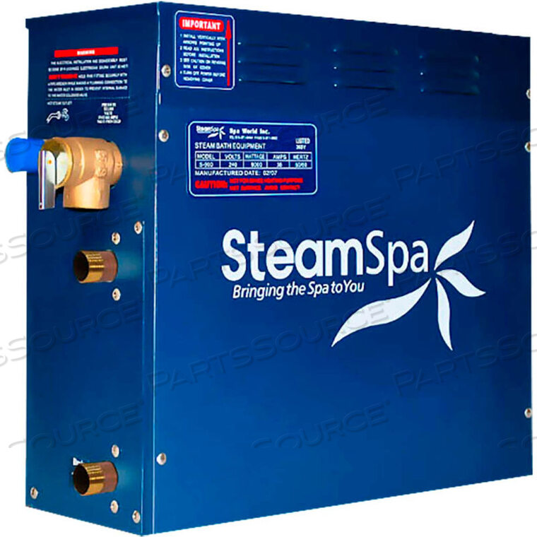 OEM#: D-1200STEAMSPA ПАРОВОЙ ГЕНЕРАТОР ДЛЯ БАНИ, 12 кВт от Spa World Corporation