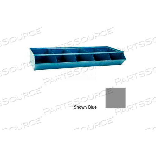 OEM#: 3-2SSGYSTEEL СЕКЦИОННЫЙ КОНТЕЙНЕР-ХОППЕР, 5 ОТСЕКОВ, 37 Ш X 15-1/2 Г X 6 В, СЕРЫЙ от Stackbin Corporation
