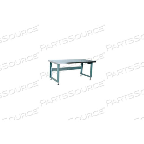 OEM#: S4830-4000-E-GYWORKBENCH, 4000 SERIES, ELECTRIC LIFT, HARDBOARD OVER STAINLESS, 48W X 30D, GRAY by Stackbin Corporation