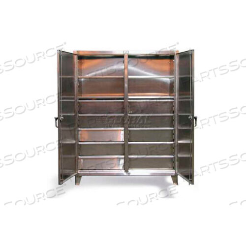 OEM#: 66-DS-246-8DB-SSШКАФ С НЕЗАВИСИМЫМ ЗАМКОМ - SS 2-ДВЕРНЫЙ С 8 ЯЩИКАМИ 72 X 24 X 78 от Strong Hold