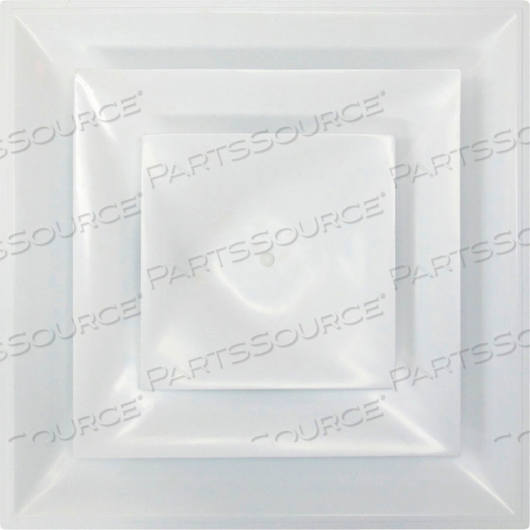 OEM#: STR-C-10W-FRCEILING DIFFUSER SQUARE PLASTIC 10 DUCT by American Louver