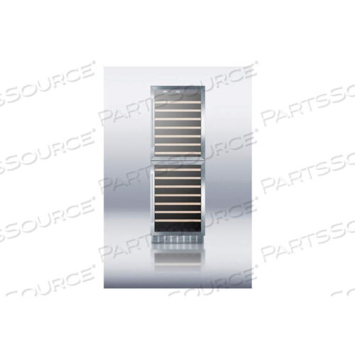 OEM#: SWC1875BWINE CELLAR W/TWO GLASS DOORS, 118 BOTTLE CAPACITY, 23-5/8 WIDE by Summit Appliance (Div. of Felix Storch, Inc.)