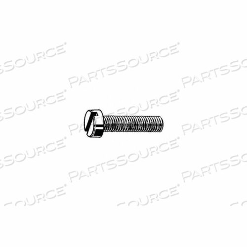 M3 X 0.5 X 8MM CHEESE HEAD MACHINE SCREW - STEEL - ZINC - DIN 125B - PKG OF 100