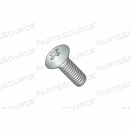 M3 X 0.5 X 6MM MACHINE SCREW - PHILLIPS OVAL HEAD - STEEL - ZINC - DIN 125B - PKG OF 100