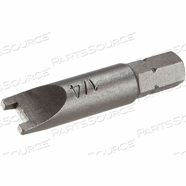 OEM#: 1B.814#8 ЗАЩИЩЕННАЯ ОТ НЕВЗЛОМА ОТВЕРСТКА ДЛЯ ГАЕЧНОГО КЛЮЧА - ШЕСТИГРАННЫЙ ХВОСТОВИК 1/4" от Tamperproof Screw Company, Inc.