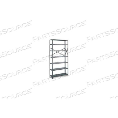 OEM#: OAT87-1836-6-DARK GRAYT-BOLT ОТКРЫТАЯ ДОПОЛНИТЕЛЬНАЯ КОМПОНЕНТНАЯ СТОЙКА, OAT87-1836-6, 36Ш X 18Г X 87В, 6 ПОЛОК, 20 GA., ТЕМНО-СЕРЫЙ от Tri-Boro Shelving