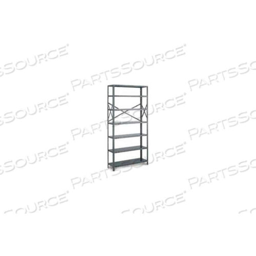 OEM#: OST75-3648-5-DARK GRAYT-BOLT OPEN STARTER, OST75-3648-5, 48Ш X 36Г X 75В, 5 ПОЛОК, 20 GA., ТЕМНО-СЕРЫЙ от Tri-Boro Shelving