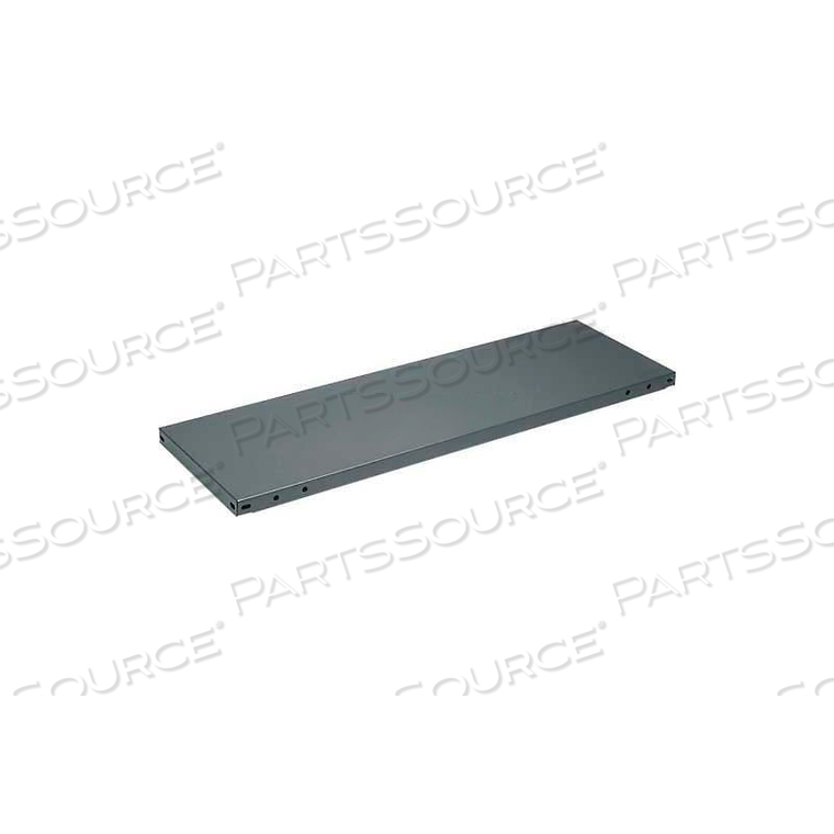 OEM#: S1248X-DARK GRAYSTEEL FLANGE SHELF 48W X 12D, 18 GAUGE, 450 LB CAPACITY, DARK GRAY by Tri-Boro Shelving