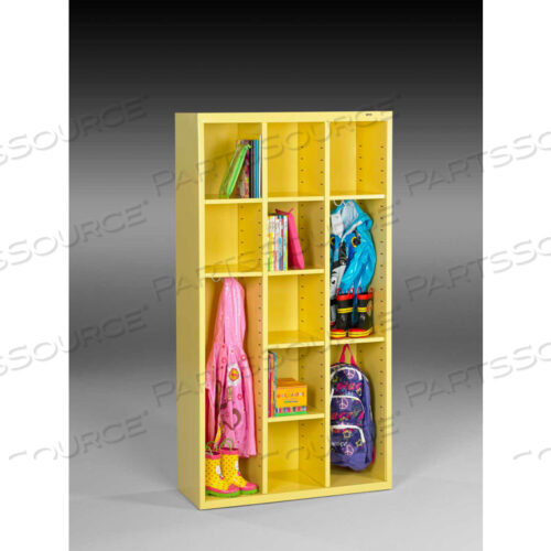 ШКАФ-КУБКА CC-66-YEL - СВАРНОЙ 34-1/2Ш X 13-1/2Г X 66В ЖЕЛТЫЙ ПОДСОЛНЕЧНЫЙ