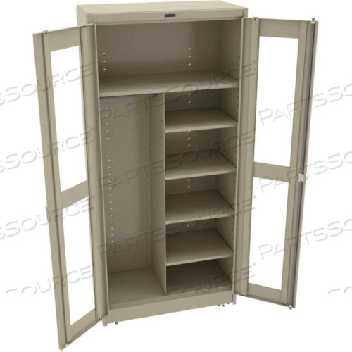 КОМБИНИРОВАННЫЙ ШКАФ C-THRU DELUXE - В РАЗОБРАННОМ ВИДЕ 36Ш X 18Г X 78В, ПЕСОЧНЫЙ