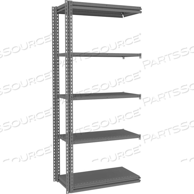 OEM#: ZM7-3618A-5D-MGYZ-LINE БЕСБОЛТОВЫЙ СТЕЛЛАЖ СО СТАЛЬНЫМИ ПРОМЫШЛЕННЫМИ ПОЛКАМИ - 36 Ш X 18 Г X 84 В - ДОПОЛНИТЕЛЬНЫЙ - 5 ПОЛОК от Tennsco Corp.