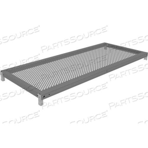OEM#: ZMPS-4218-MGYZ-LINE ДОПОЛНИТЕЛЬНАЯ ПЕРФОРИРОВАННАЯ СТАЛЬНАЯ ПОЛКА С ЗАЖИМАМИ - 42Ш X 18Г X 1-5/16В от Tennsco Corp.