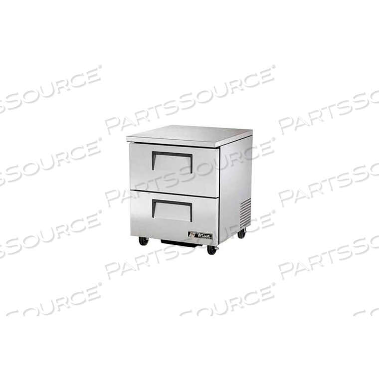 OEM#: TUC-27F-D-2-HCUNDERCOUNTER FREEZER - 10F - 27-5/8W X 30-1/8D X 29-3/4H - TUC-27F-D-2 от True Food Service Equipment