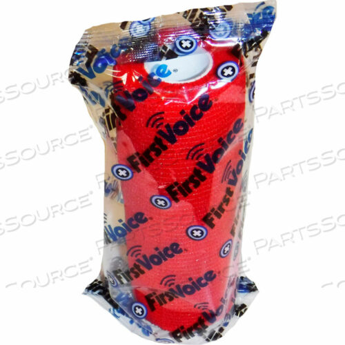 OEM#: TS-3192-4RFIRST VOICE 5 X 5 YARDS САМОКЛЕЯЩИЙСЯ БИНТ, БЕЗ ЛАТЕКСА, НАСТОЯЩИЙ КРАСНЫЙ, УПАКОВКА ИЗ 4 ШТ. от First Voice