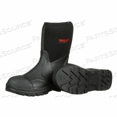 OEM#: 87121.12BADGER NEOPRENE BOOTS, PLAIN TOE, UPPER RUBBER SOLE, STEEL SHANK, 12H, BLK, SIZE 12 by Tingley Rubber