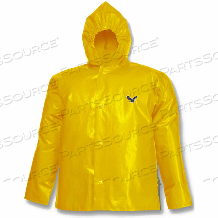OEM#: J22107.6XJ22107 IRON EAGLE STORM FLY FRONT HOODED JACKET, GOLD, 6XL by Tingley Rubber