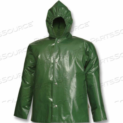 OEM#: J22168.3XJ22168 IRON EAGLE STORM FLY FRONT HOODED JACKET, GREEN, 3XL by Tingley Rubber