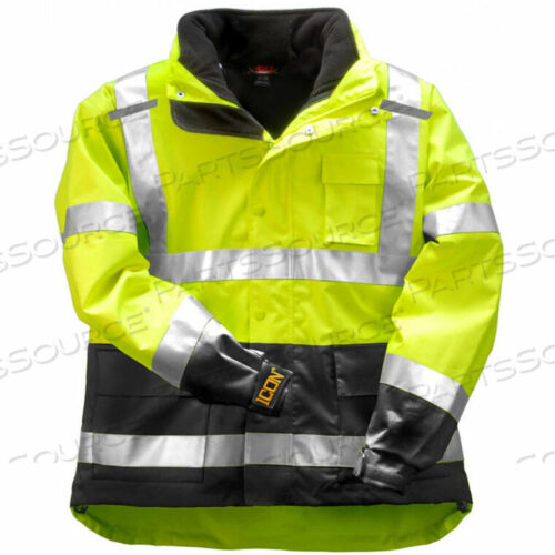 OEM#: J24172.XLJ24172 ICON 3.1 JACKET W/ REFLECTIVE TAPE, FLUORESCENT YELLOW/GREEN, XL by Tingley Rubber
