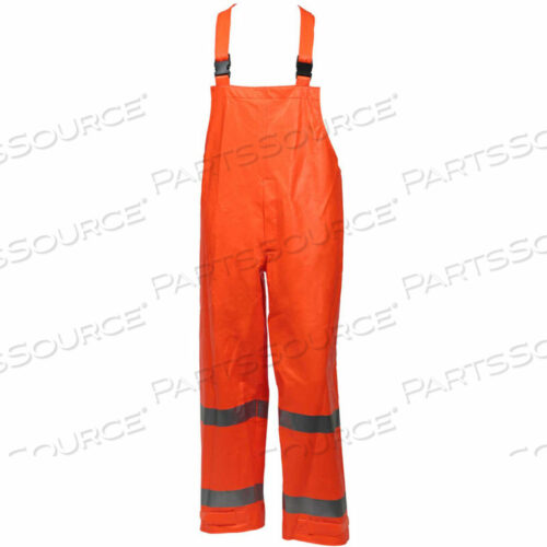ECLIPSE CLASS E FR OVERALL, SNAP FLY FRONT, FLUORESCENT ORANGE/RED, XL