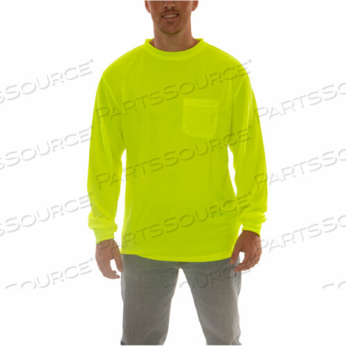 OEM#: S75502.5XENHANCED VISIBILITY T-SHIRT, LONG SLEEVE, 1 POCKET, FL LIME, 5XL by Tingley Rubber