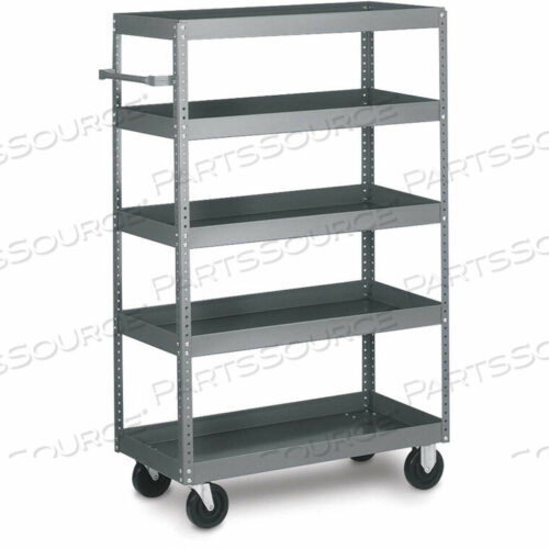 OEM#: MST2460TS5 СТЕЛЛАЖНАЯ МОБИЛЬНАЯ ТЕЛЕЖКА СТАЛЬНАЯ 60 X 24, НАГРУЗКА 1000 ФУНТОВ от Tri-Boro Shelving