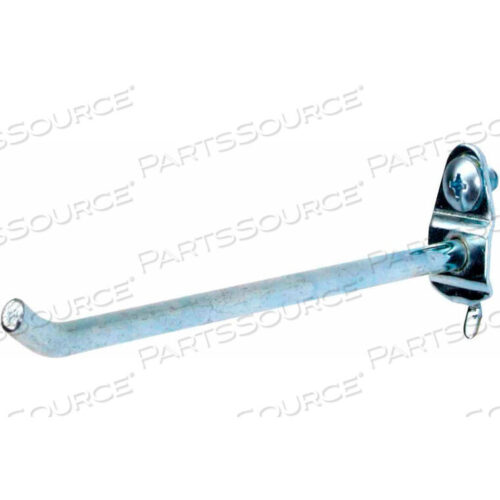 OEM#: 6136 SINGLE ROD 30 DEGREE BEND 1/4 DIA. STEEL PEGBOARD HOOK, 3 PACK by Triton Products