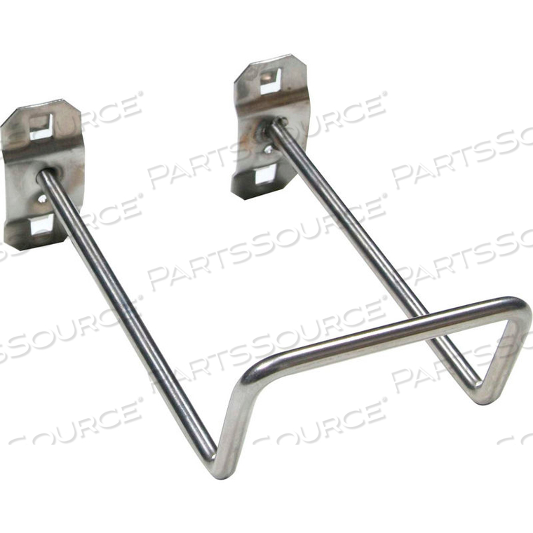 OEM#: 665285 80 DEGREE BEND SS DBLE CLOSED END LOOP PEGBOARD HOOK FOR SS LOCBOARD - 2 PACK by Triton Products