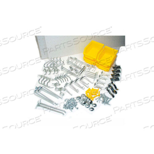 OEM#: DB-2KIT(2) 24 Ш X 48 В X 1/4 Г БЕЛЫЕ ПОЛИЭТИЛЕНОВЫЕ ПЕРФОРИРОВАННЫЕ ДОСКА С 48 ШТ. С НАБОРОМ DURAHOOK И ЯЩИКАМИ от Triton Products