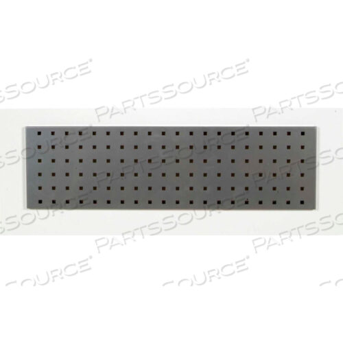 OEM#: LBS-2SLOCBOARD SQUARE HOLE PEGBOARD STRIP, 31.5WX9H, SILVER EPOXY (1 PC) by Triton Products