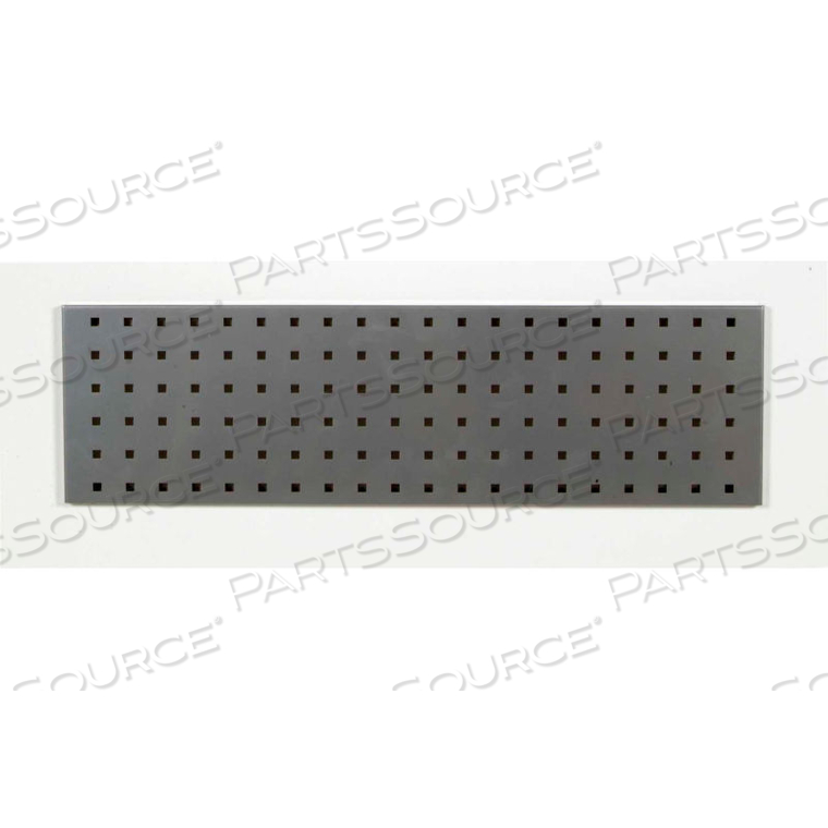OEM#: LBS-2SLOCBOARD SQUARE HOLE PEGBOARD STRIP, 31.5WX9H, SILVER EPOXY (1 PC) by Triton Products