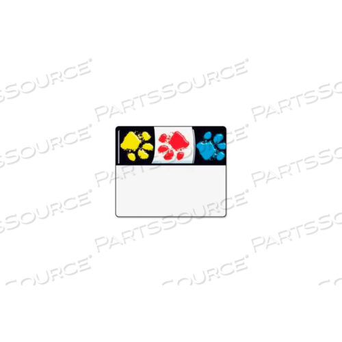 БИРКИ С ОТПЕЧАТКАМИ ЛАП, 2-1/2 X 3, 36 БИРОК/УПАКОВКА