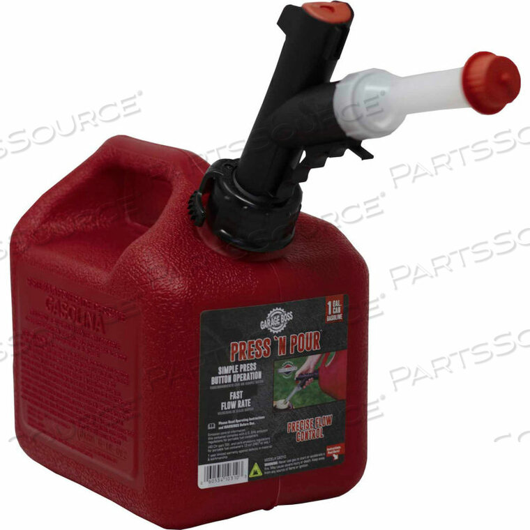 OEM#: GB310BRIGGS & STRATTON PRESS N POUR 1 ГАЛЛОННАЯ КАНИСТРА ДЛЯ ГАЗА от The Plastics Group
