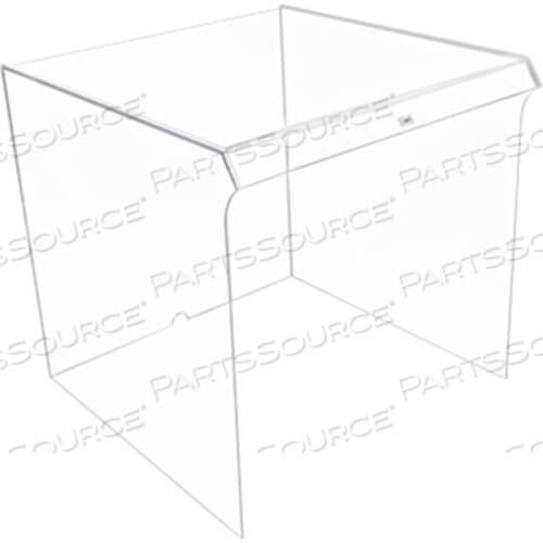 МАЛЕНЬКИЙ ПРОЗРАЧНЫЙ АКРИЛОВЫЙ ВЕТРОЗАЩИТНЫЙ ЩИТОК ДЛЯ ОБОРУДОВАНИЯ, 13Ш X 14Г X 13В