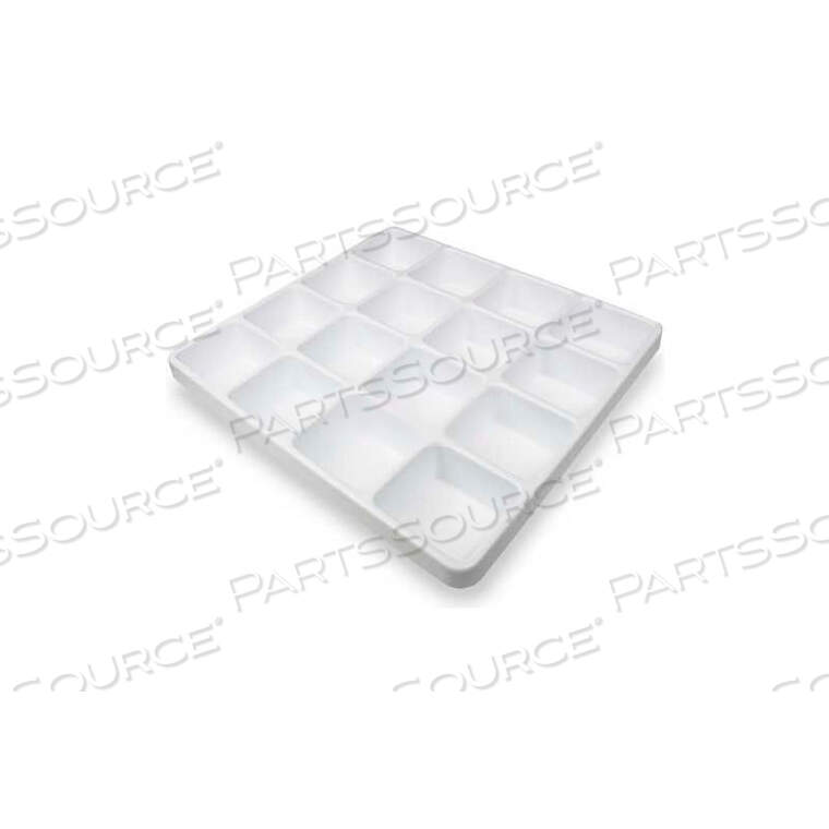 OEM#: 50060ОРГАНИЗАТОР С 16 ОТСЕКЦИЯМИ ИЗ БЕЛОГО ПОЛИСТИРОЛА, 19 Ш X 18 Г X 2 В от TrippNT, Inc.