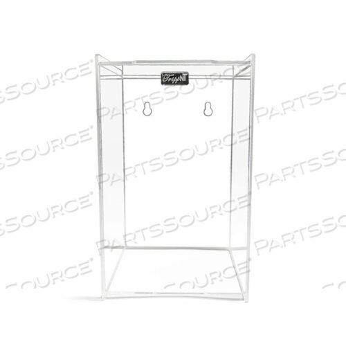 ДИСПЕНСЕР ДЛЯ ОДНОЛИЦЕВЫХ МАСОК И ДЕРЖАТЕЛЬ ДЛЯ ЗАЩИТНОЙ ОДЕЖДЫ АКРИЛ, ПРОЗРАЧНЫЙ, 5 Ш X 8 В X 4 ДЮЙМА