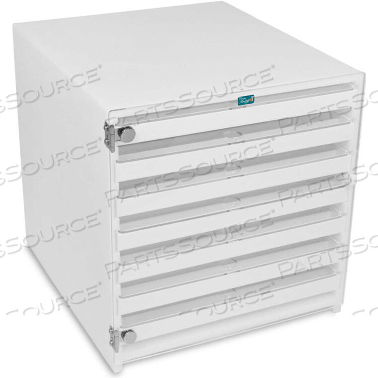 OEM#: 51409БЕЛЫЙ HDPE MEGA 108 КОЛОНОЧНЫЙ ВЭЖХ ШКАФ ДЛЯ ХРАНЕНИЯ С ЗАМКОМ, 15 Ш x 16 Г x 16 В от TrippNT, Inc.