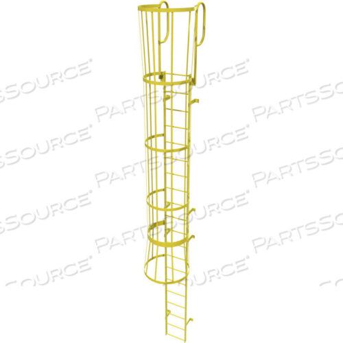 OEM#: WLFC1220-Y20 СТУПЕНЧАТАЯ СТАЛЬНАЯ КЛЕТЧАТАЯ ЛЕСТНИЦА ДЛЯ ПОДЪЕМА, ЖЕЛТАЯ, Tri-Arc