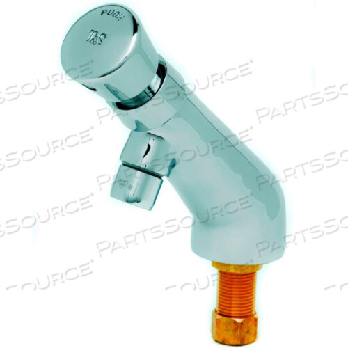 МЕДЛЕННЫЙ САМОЗАКРЫВАЮЩИЙСЯ ОДИНОЧНЫЙ ТЕРМОСТАТИЧЕСКИЙ ИЗМЕРИТЕЛЬНЫЙ КРАН, 2,2 ГАЛЛОНА В МИНУТУ, ХРОМ