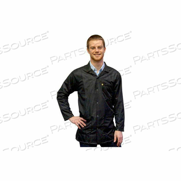 OEM#: JKC 9029SPBLESD 3/4 LENGTH JACKET, SNAP CUFF, BLACK, 5XL by Transforming Technologies LLC