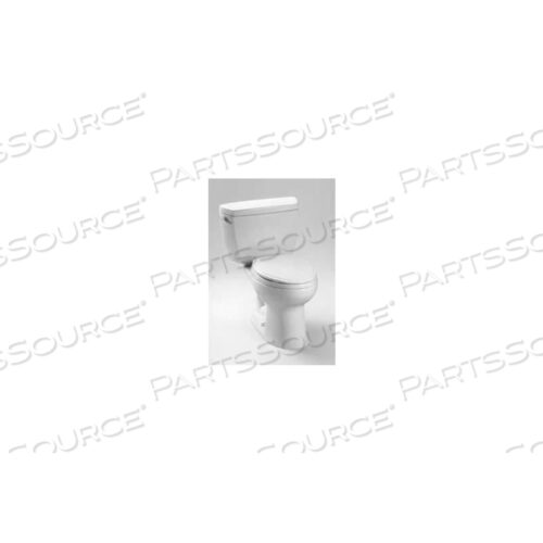 УНИТАЗ DRAKE 2-КОМПОНЕНТНЫЙ С УДЛИНЕННОЙ ЧАШЕЙ, ПРАВОСТОРОННИЙ РЫЧАГ СЛИВА, БЕЛЫЙ ХЛОПОК