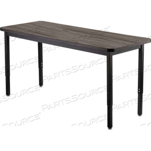 OEM#: 695748RGYINTERION UTILITY TABLE - 60 X 24 - RUSTIC GRAY от National Public Seating