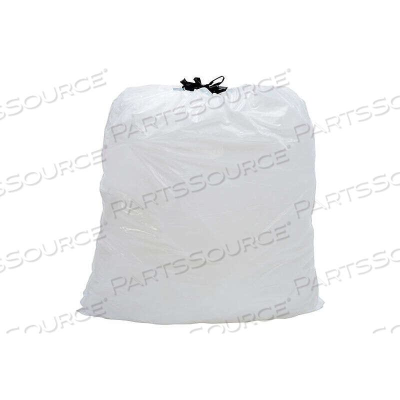 OEM#: DT12GALWDRAW-TUFF INSTITUTIONAL DRAW-TAPE CAN LINERS, 12 ГАЛЛОНОВ, 0,7 МИЛ, 28 X 24, БЕЛЫЕ, 300/КОРОБКА от Inteplast Group