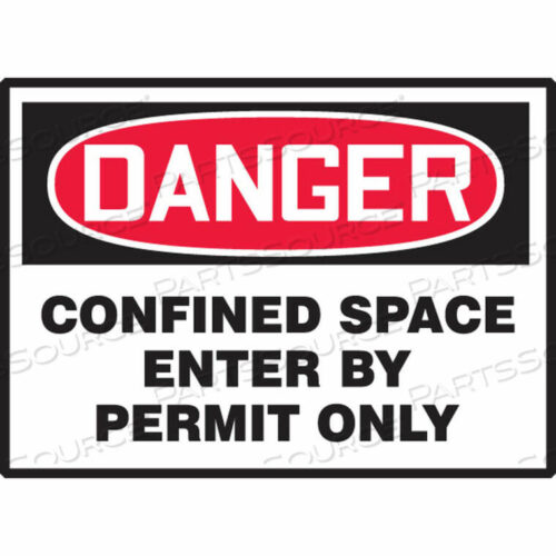 OEM#: LCSP280VSPЭТИКЕТКА «ОПАСНОСТЬ В ЗАМКНУТОМ ПРОСТРАНСТВЕ ТОЛЬКО ПО РАЗРЕШЕНИЮ», КЛЕЙКИЙ ВИНИЛОВЫЙ МАТЕРИАЛ, 5 ШТ./УПАКОВКА от Accuform Manufacturing, Inc.
